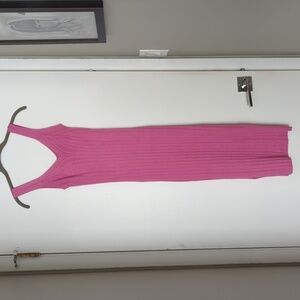 Pink, knit dress